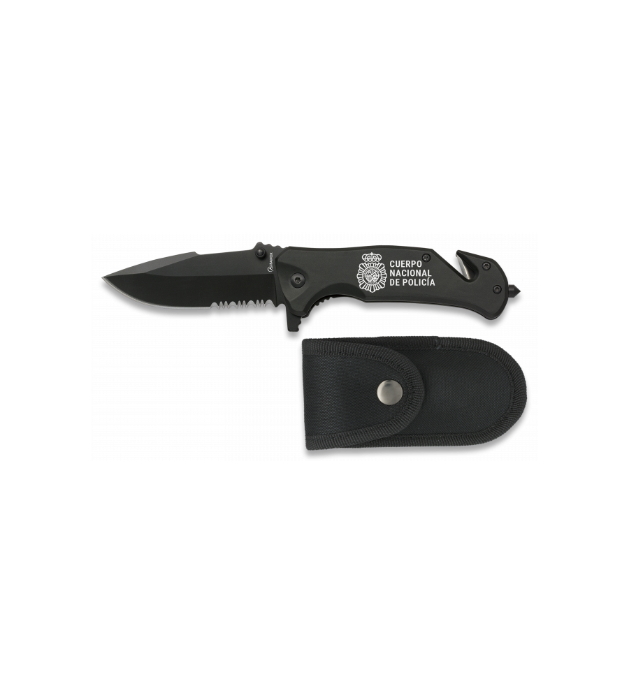 navaja albainox negra seguridad. H: 8