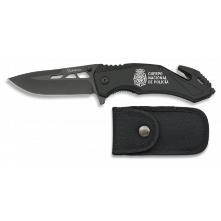 navaja albainox seguridad negra. h: 8.5