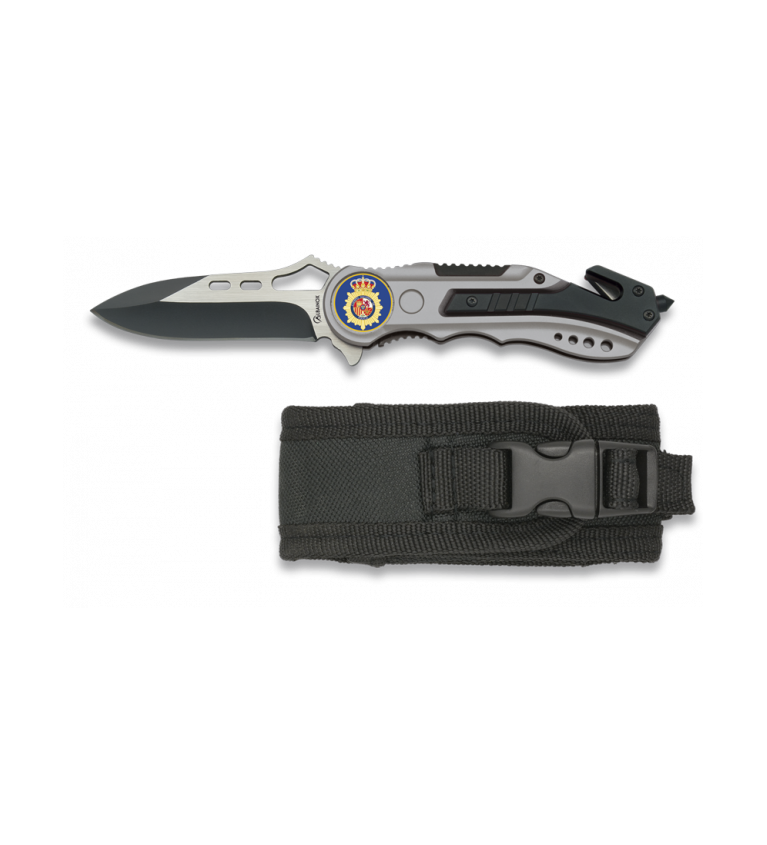 Navaja Albainox gris sin sierra. h:6.5