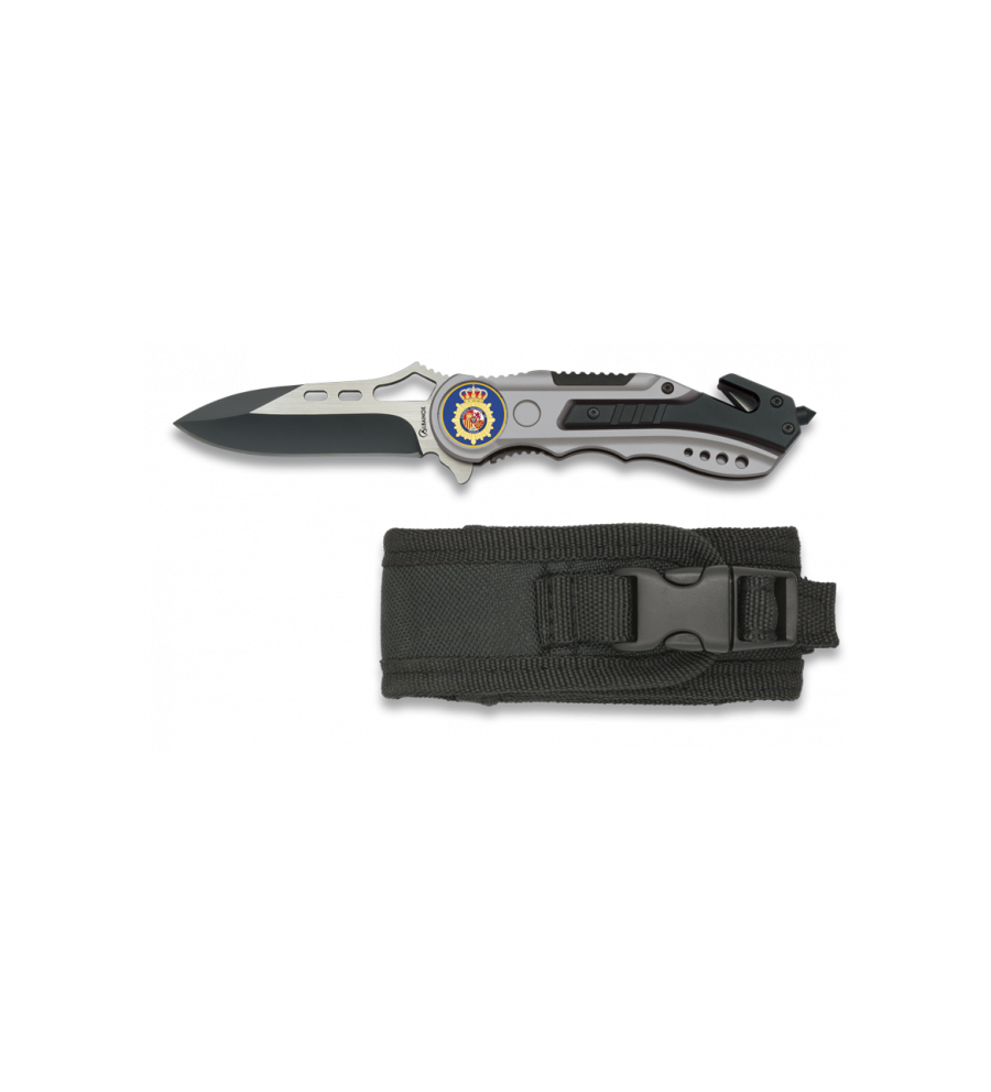 Navaja Albainox gris sin sierra. h:6.5