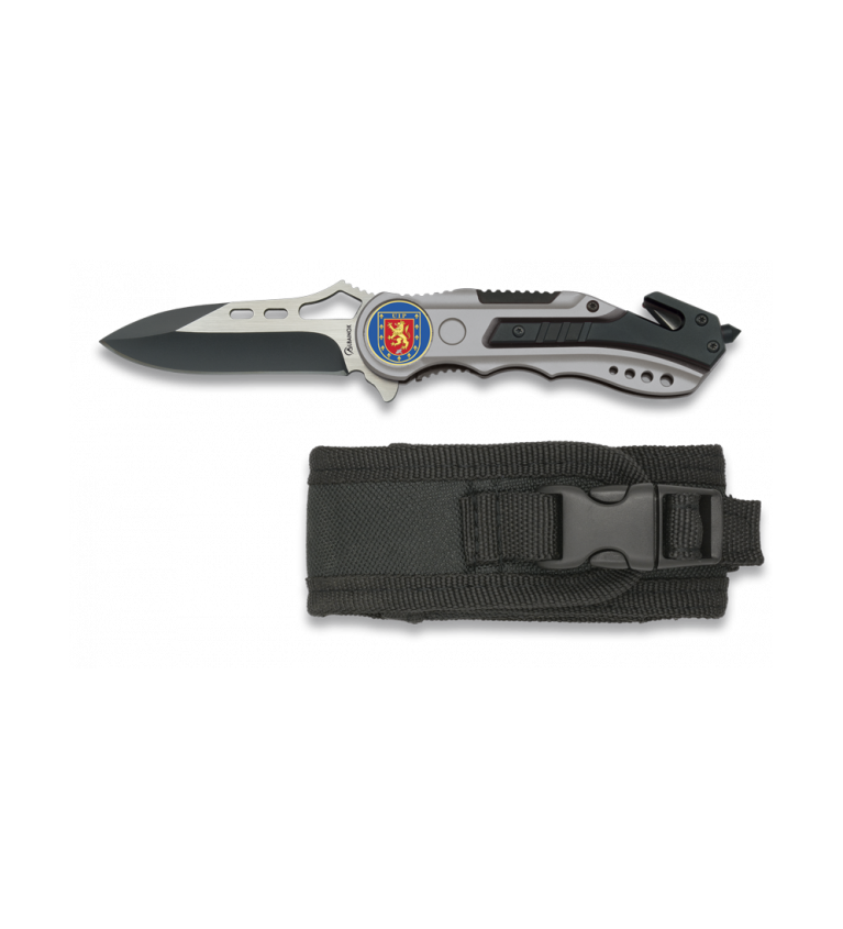 Navaja Albainox gris sin sierra. h:6.5