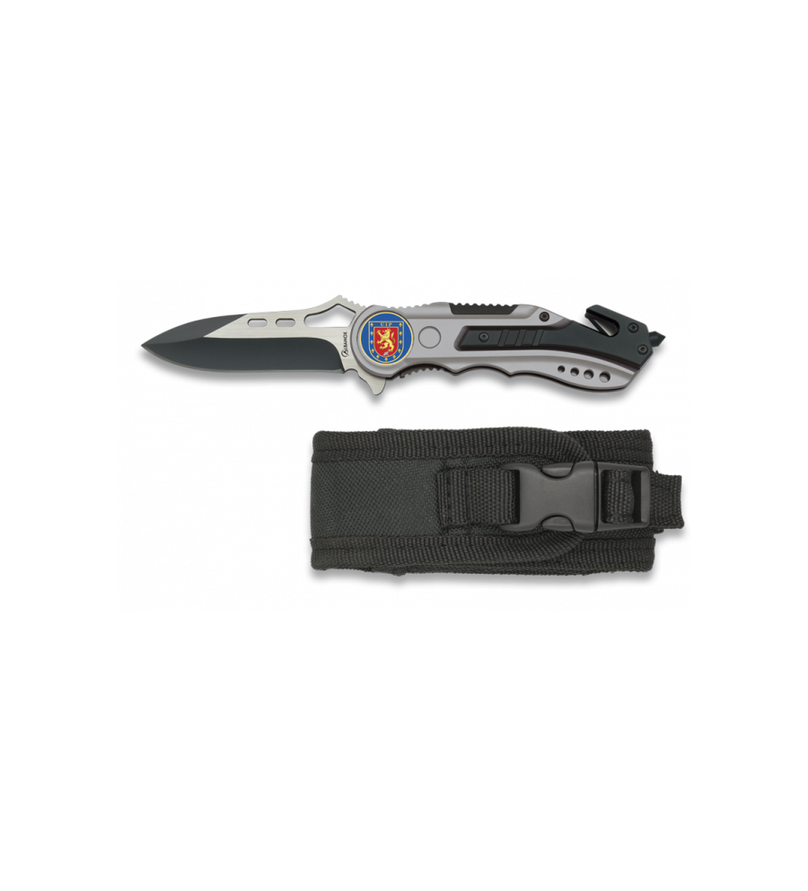 Navaja Albainox gris sin sierra. h:6.5