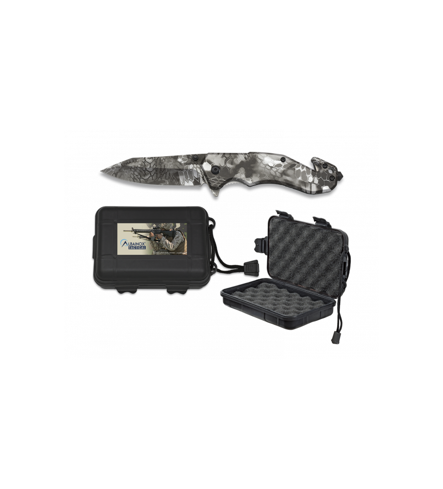 Navaja Albainox Phyton Camo C/ caja ABS