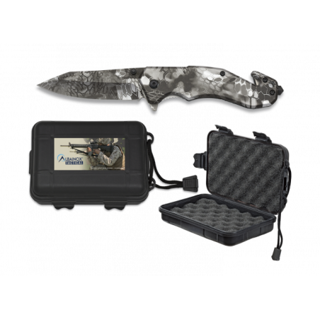Navaja Albainox Phyton Camo C/ caja ABS
