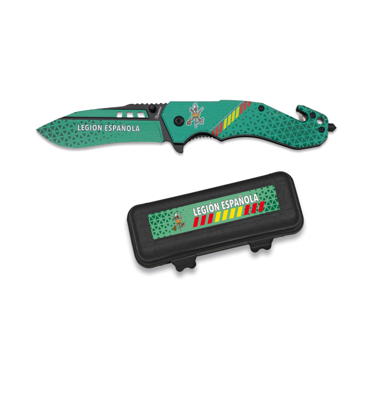 Navaja Albainox LEGION ESPAÑOLA.caja:ABS