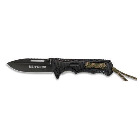 Navaja  Albainox KEH-BECK camo negro 9cm