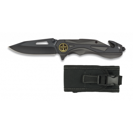 Navaja Albainox. Negra. H: 8.3CM