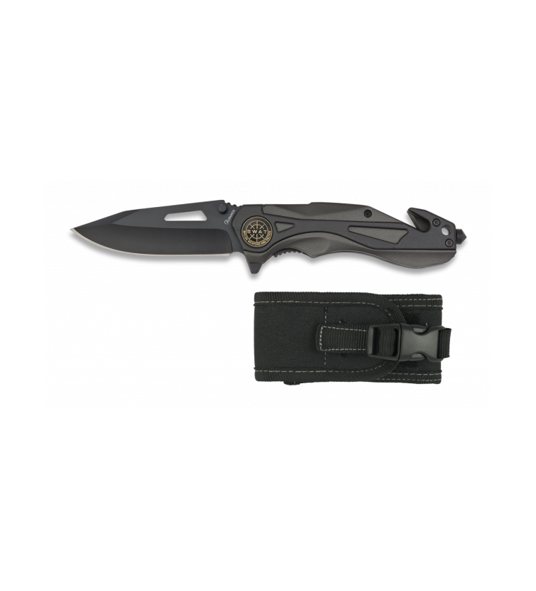 Navaja Albainox. Negra. H: 8.3CM