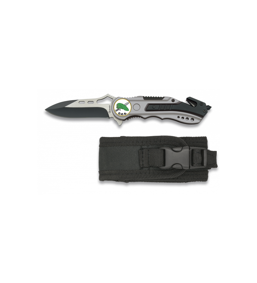 Navaja Albainox gris sin sierra. h:6.5