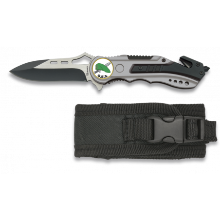 Navaja Albainox gris sin sierra. h:6.5