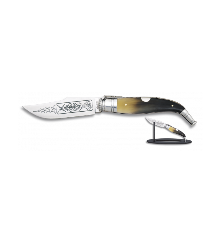 Navaja CLASICA LUJO Nº1.C/Peana.Asta 9cm