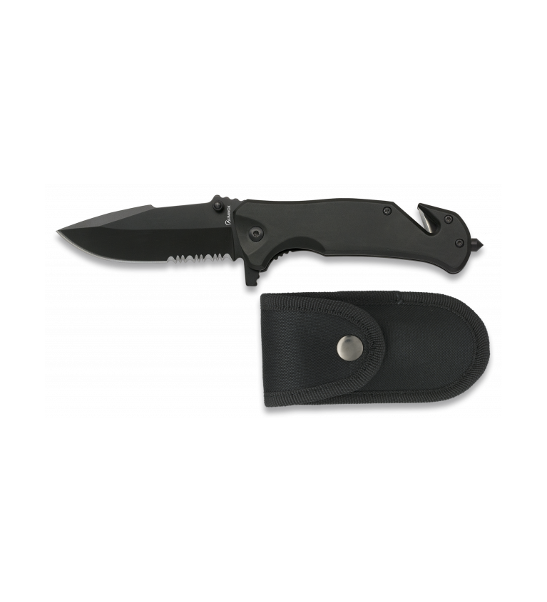 navaja albainox negra seguridad. H: 8.3