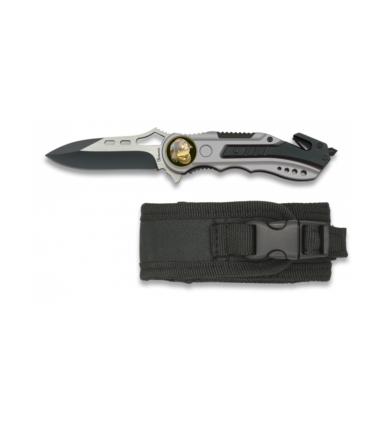 Navaja Albainox gris sin sierra. h:6.5