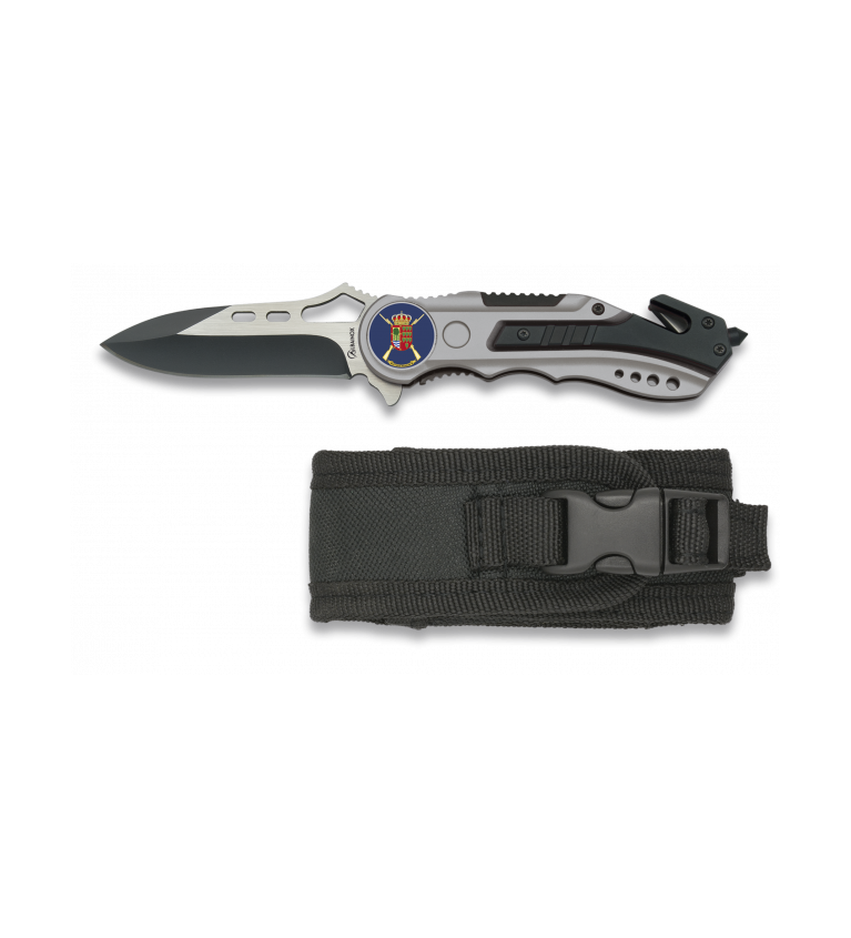 Navaja Albainox gris sin sierra. h:6.5