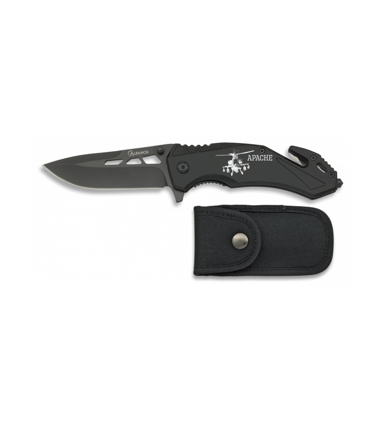 navaja albainox seguridad negra. h: 8.8