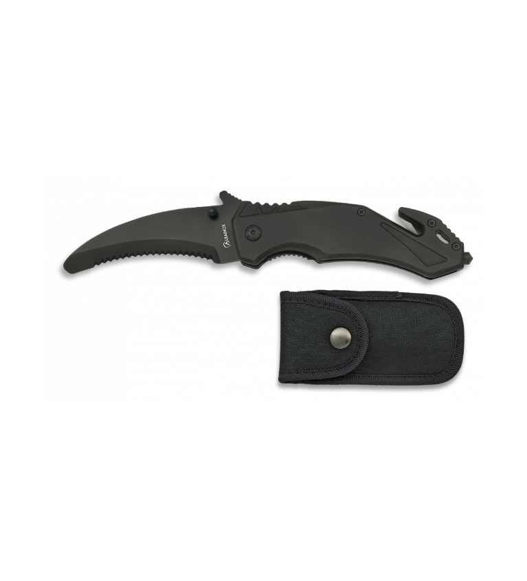 Navaja seguridad Negra Albainox. H: 8.5