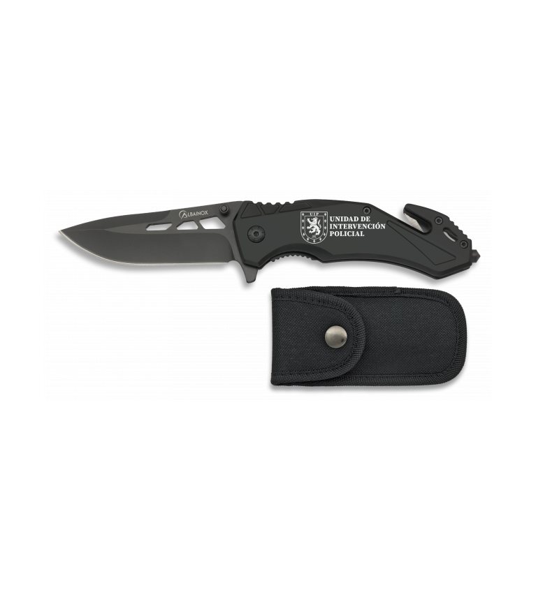 navaja albainox seguridad negra. h: 8.5