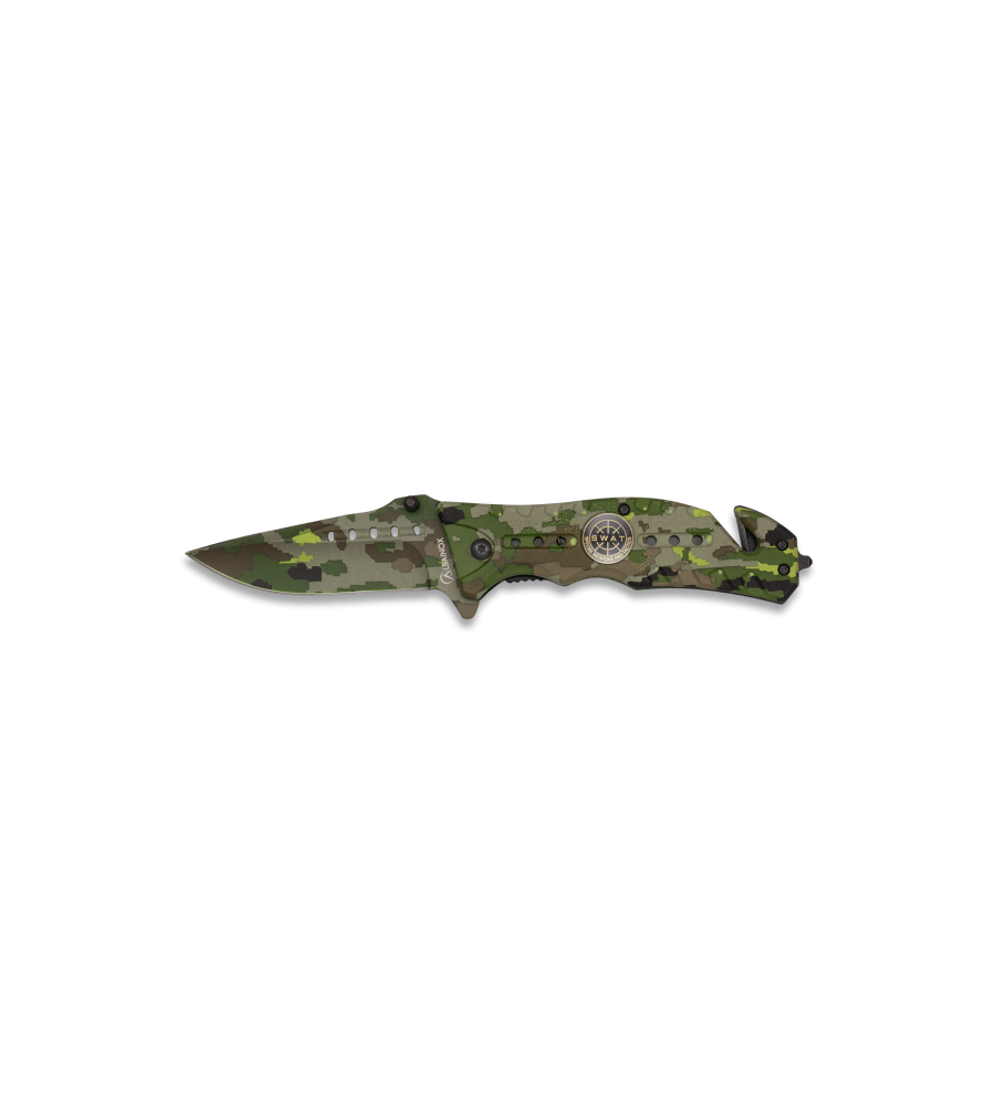 Navaja Albainox  Camo Verde. H: 8