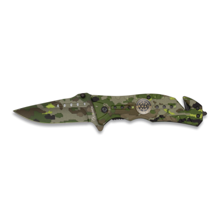 Navaja Albainox  Camo Verde. H: 8