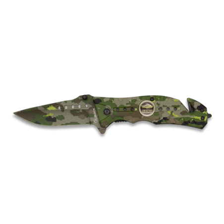 Navaja Albainox  Camo Verde. H: 8