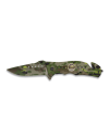 Navaja Albainox  Camo Verde. H: 8