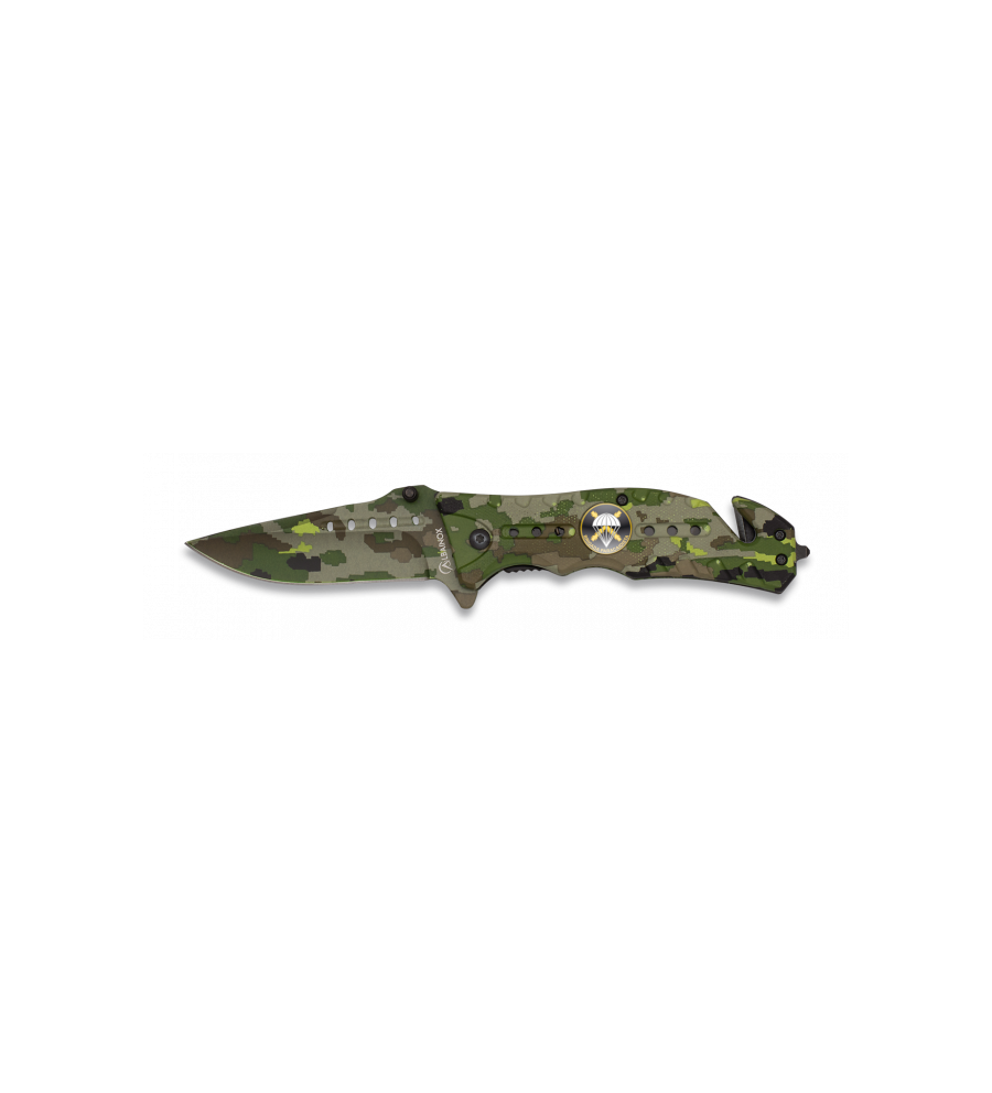 Navaja Albainox  Camo Verde. H: 8