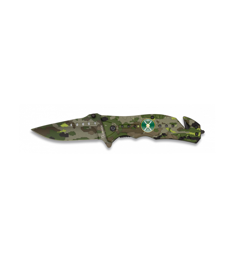 Navaja Albainox  Camo Verde. H: 8