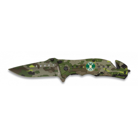 Navaja Albainox  Camo Verde. H: 8