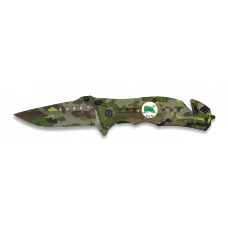 Navaja Albainox  Camo Verde. H: 8