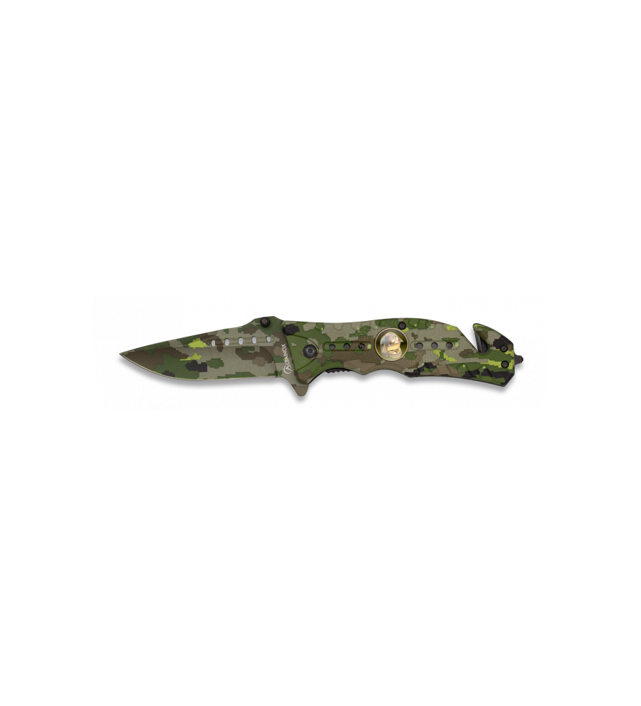 Navaja Albainox  Camo Verde. H: 8