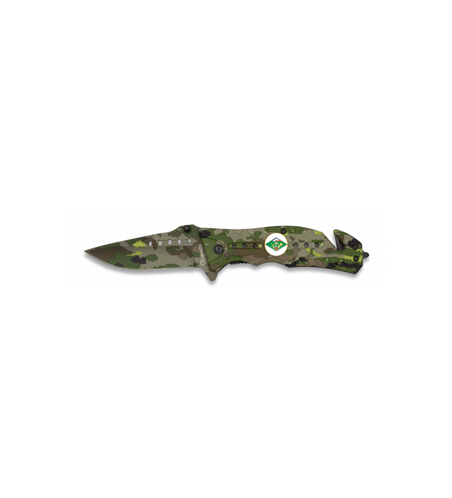 Navaja Albainox  Camo Verde. H: 8
