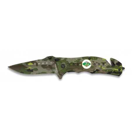 Navaja Albainox  Camo Verde. H: 8