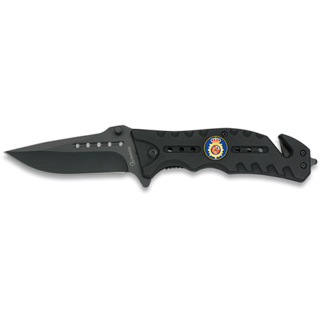 Navaja Negra ALBAINOX CHAPA. Hoja: 8.6 c