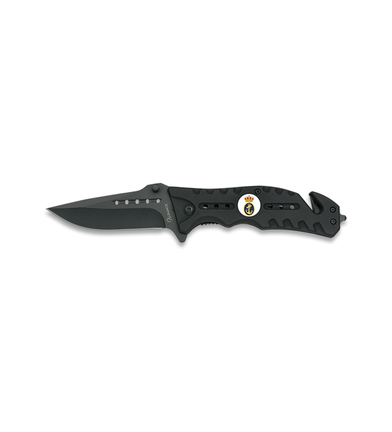 Navaja Negra ALBAINOX. CHAPA.