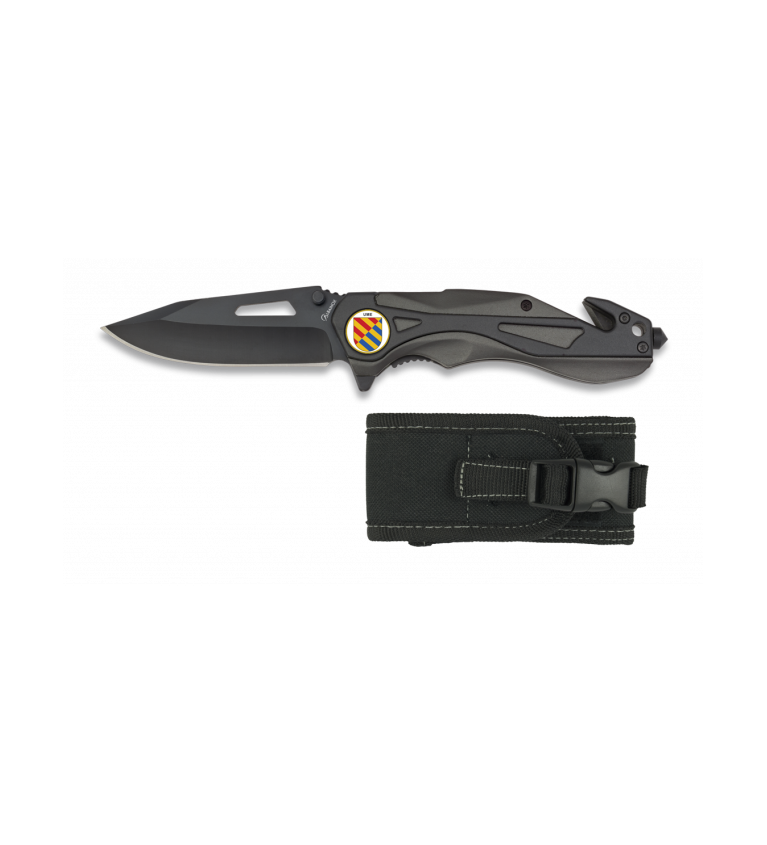 Navaja Albainox. Negra. H: 8.3CM