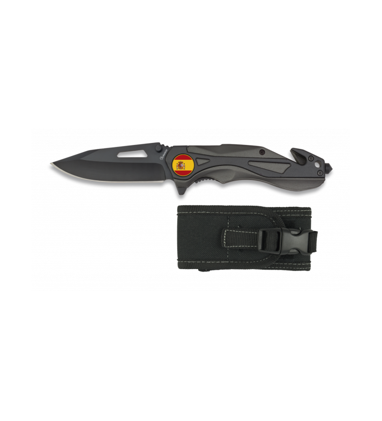 Navaja Albainox. Negra. H: 8.3CM