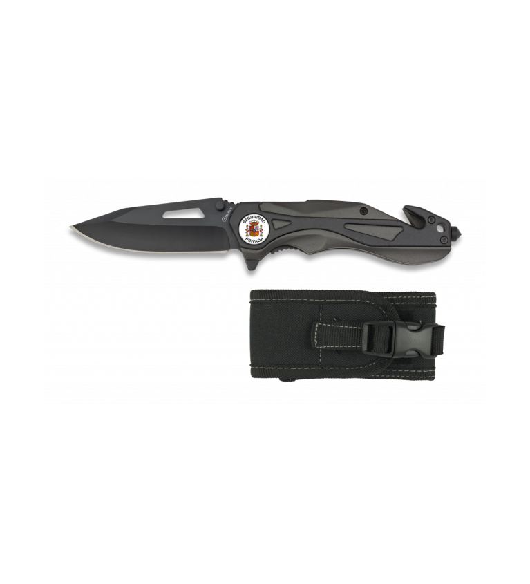 Navaja Albainox. Negra. H: 8.3CM