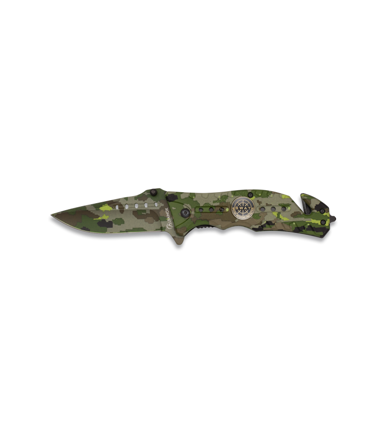 Navaja Albainox  Camo Verde. H: 8