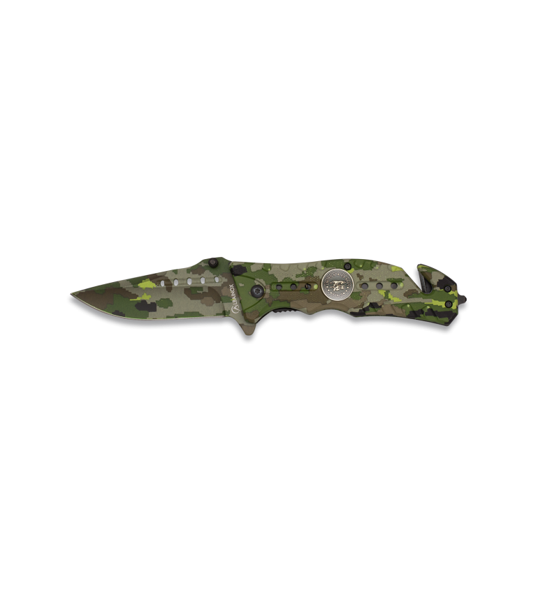 Navaja Albainox  Camo Verde. H: 8