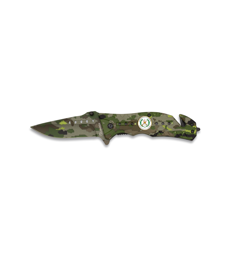 Navaja Albainox  Camo Verde. H: 8