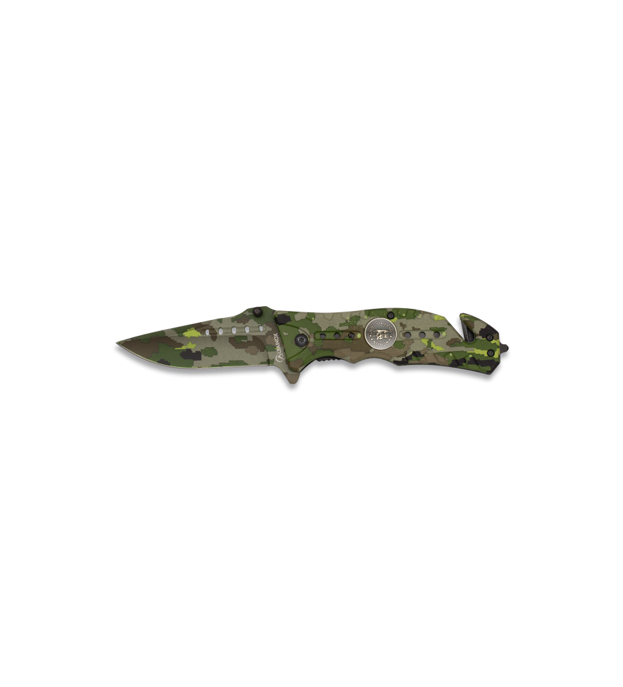 Navaja Albainox  Camo Verde. H: 8