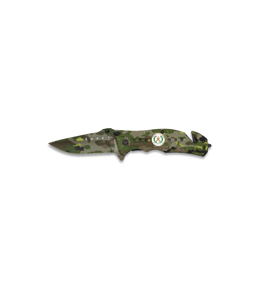 Navaja Albainox  Camo Verde. H: 8