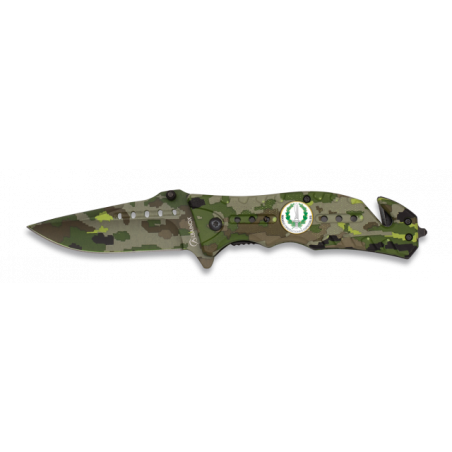 Navaja Albainox  Camo Verde. H: 8