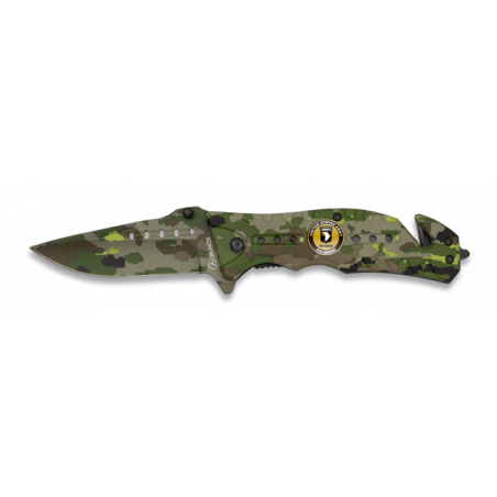 Navaja Albainox  Camo Verde. H: 8