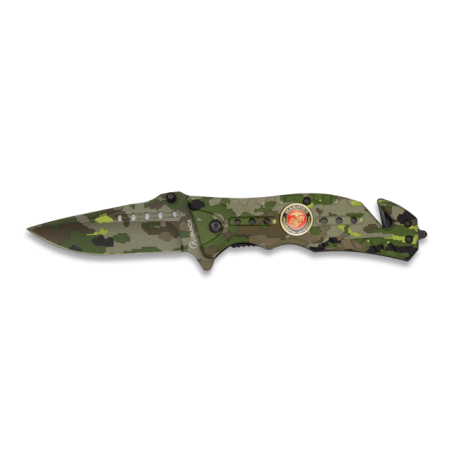 Navaja Albainox  Camo Verde. H: 8