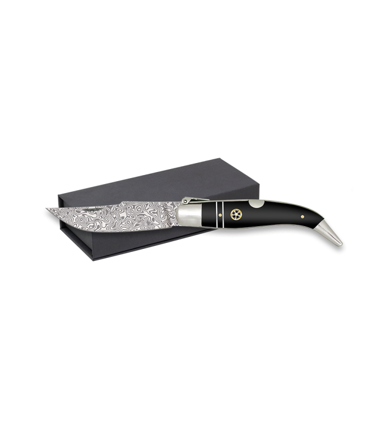 Nº00 Teja/madera negra decorada/damasco