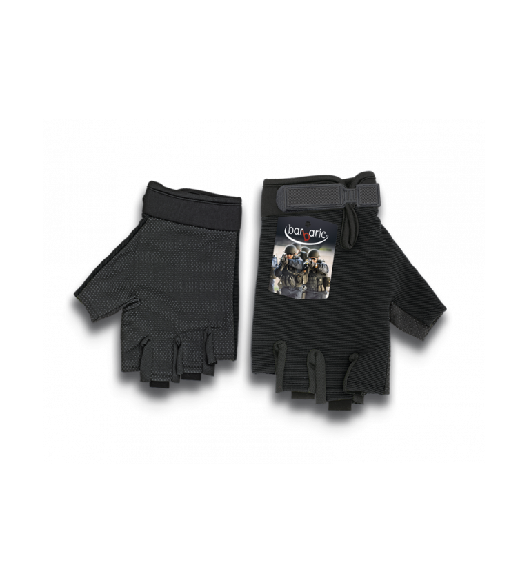 Guantes cortos Barbaric Negros