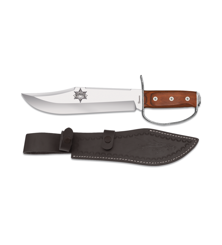 cuchillo albainox con defensa, satin.