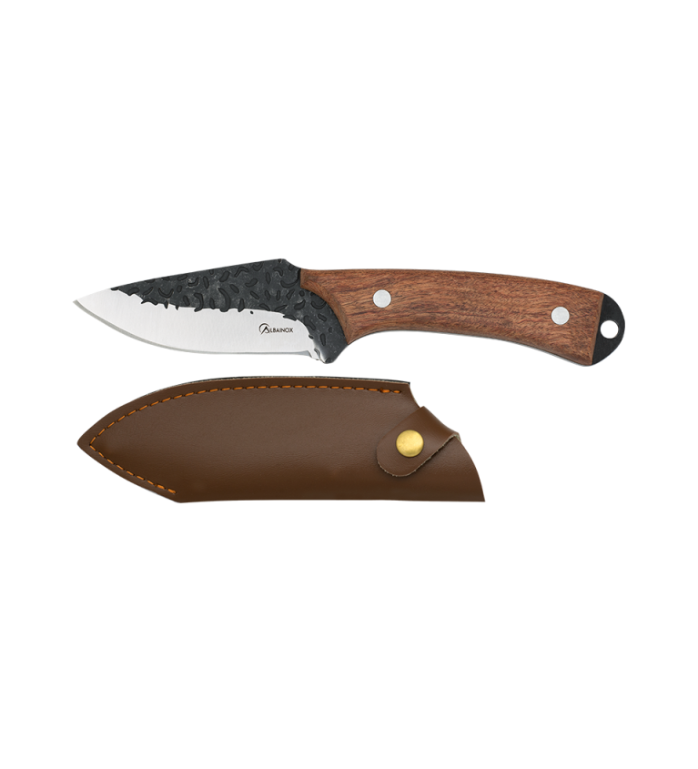 Cuchillo caza Albainox madera natural cl