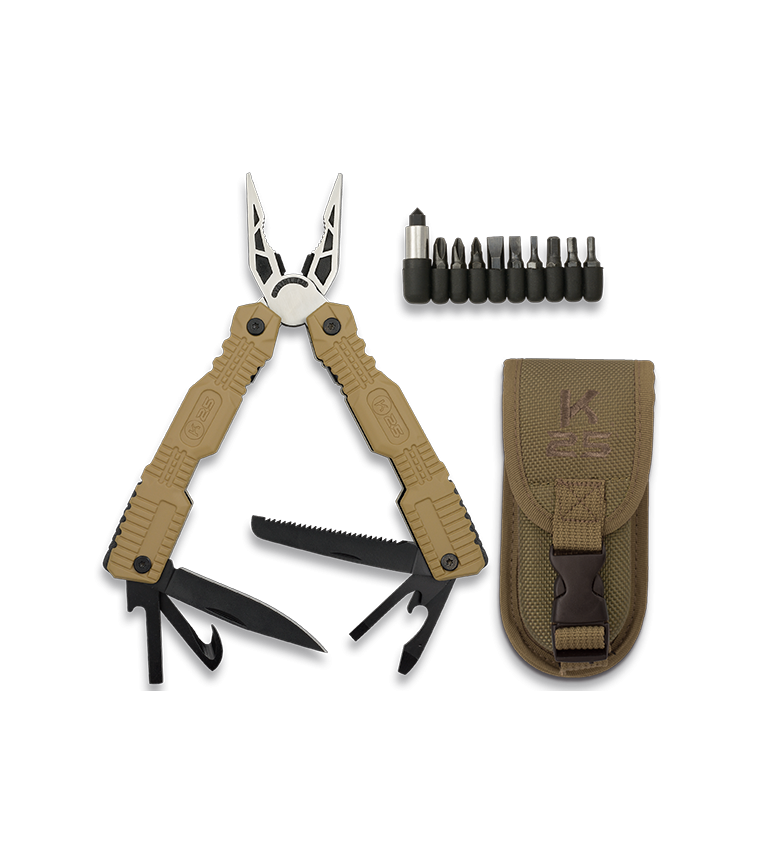 alicate coyote K25 con funda. 19 usos.